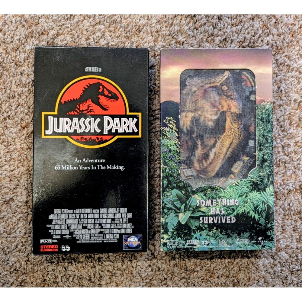Jurassic Park VHS Tape Lot Jurassic Park & The Lost World